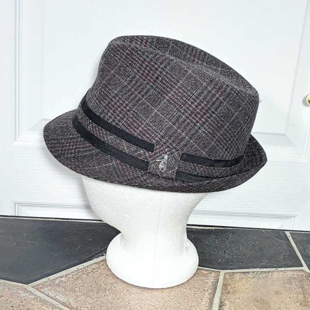 Y2K Original Penguin Glen Plaid Fedora Men’s M/L